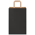 Miniatyrbild 5 av 11: vidaXL Kraftpapperspåsar 250 st med handtag svart 21x11x31 cm