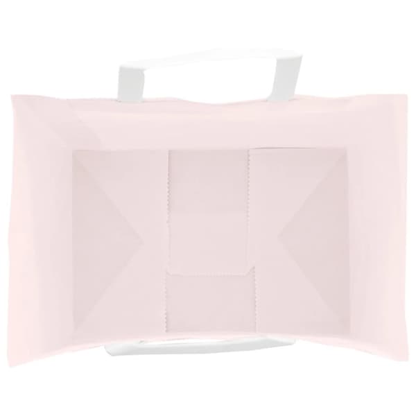 vidaXL Papirposer 50 stk med håndtak rosa 32x22x24 cm