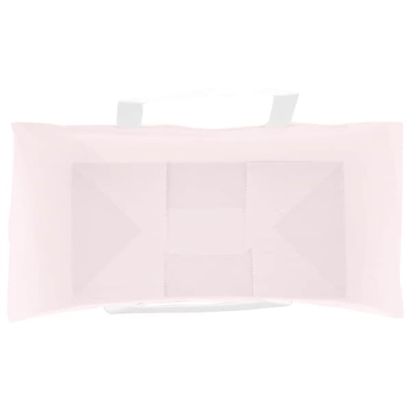 vidaXL Papirposer 50 stk med håndtak rosa 21x11x31 cm