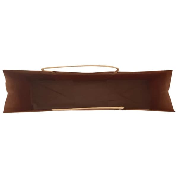 vidaXL Kraftpapperspåsar 250 st med handtag röd 54x15x49 cm