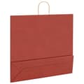 Miniatyrbild 9 av 11: vidaXL Kraftpapperspåsar 250 st med handtag röd 54x15x49 cm