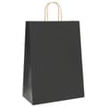 Pikkukuva 3 / 11: vidaXL Paperikassit 250 kpl kahvoilla musta 32x17x44 cm
