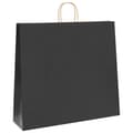 Pikkukuva 3 / 11: vidaXL Paperikassit 250 kpl kahvoilla musta 54x15x49 cm