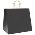 Pikkukuva 3 / 11: vidaXL Paperikassit 250 kpl kahvoilla musta 32x22x28 cm