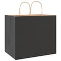 Pikkukuva 7 / 11: vidaXL Paperikassit 250 kpl kahvoilla musta 32x22x28 cm