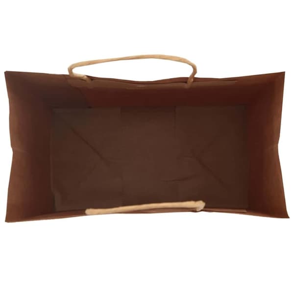 vidaXL kraftpapirposer 50 stk. med håndtag 15x8x21 cm blå