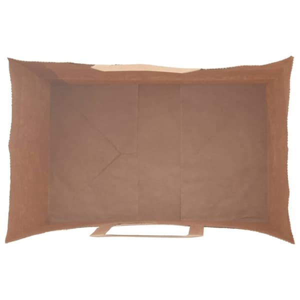 vidaXL kraftpapirposer 50 stk. med håndtag 26x17x25 cm brun