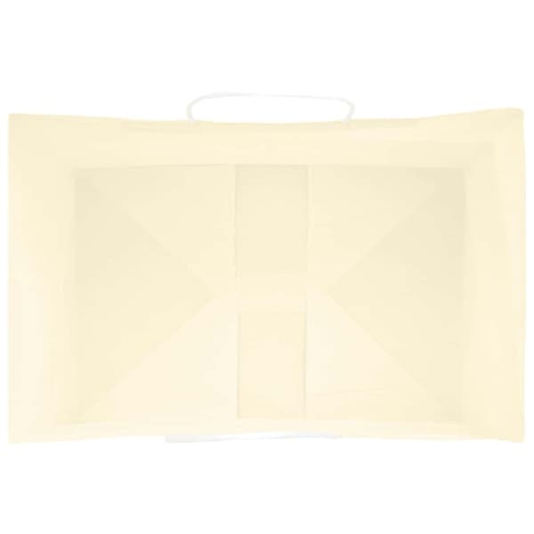 vidaXL kraftpapirposer 250 stk. med håndtag 32x22x24 cm gul