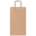 Pikkukuva 5 / 11: vidaXL Paperikassit 250 kpl kahvoilla ruskea 21x11x36 cm
