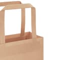 Pikkukuva 10 / 11: vidaXL Paperikassit 250 kpl kahvoilla ruskea 21x11x36 cm