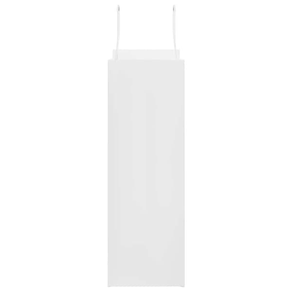 vidaXL Kraftpapperspåsar 50 st med handtag vit 26x12x35 cm