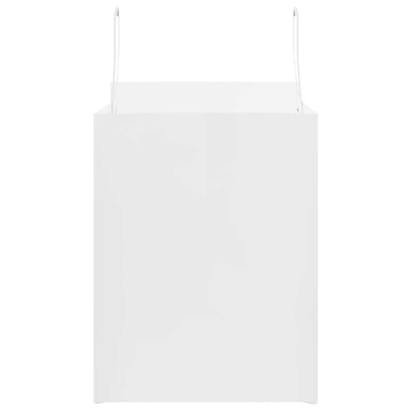 vidaXL Kraftpapperspåsar 50 st med handtag vit 32x22x28 cm