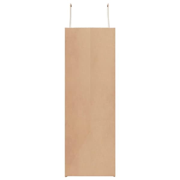 vidaXL kraftpapirposer 250 stk. med håndtag 54x15x49 cm brun