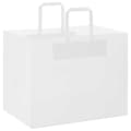 Miniatyrbillede 3 af 11: vidaXL kraftpapirposer 50 stk. med håndtag 32x22x24 cm hvid