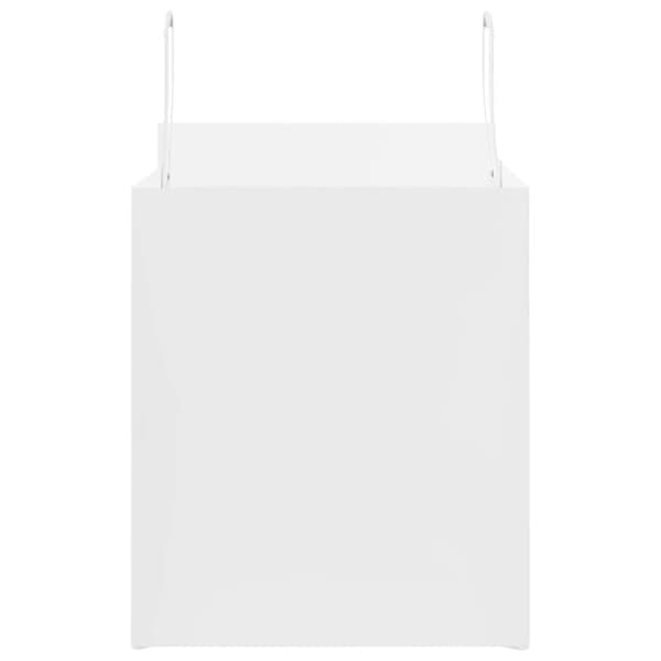 vidaXL kraftpapirposer 50 stk. med håndtag 32x22x24 cm hvid