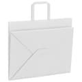 Miniatyrbillede 9 af 11: vidaXL kraftpapirposer 50 stk. med håndtag 32x22x24 cm hvid