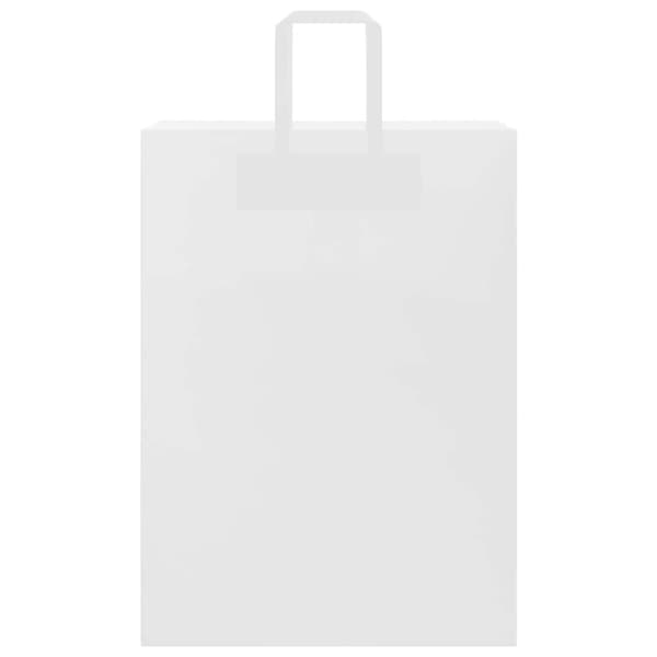 vidaXL kraftpapirposer 250 stk. med håndtag 32x17x44 cm hvid