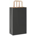 Pikkukuva 3 / 11: vidaXL Paperikassit 50 kpl kahvoilla musta 21x11x36 cm