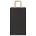 Pikkukuva 5 / 11: vidaXL Paperikassit 50 kpl kahvoilla musta 21x11x36 cm