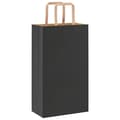 Pikkukuva 7 / 11: vidaXL Paperikassit 50 kpl kahvoilla musta 21x11x36 cm