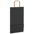 Pikkukuva 9 / 11: vidaXL Paperikassit 50 kpl kahvoilla musta 21x11x36 cm