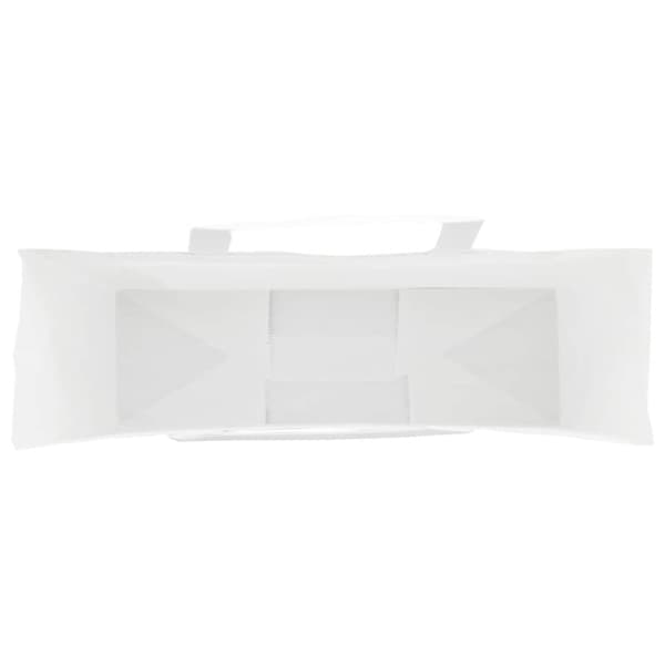 vidaXL kraftpapirposer 250 stk. med håndtag 54x15x49 cm hvid