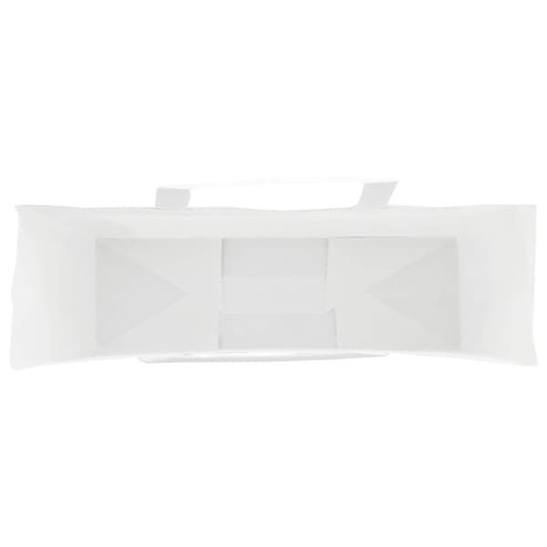 vidaXL kraftpapirposer 50 stk. med håndtag 54x15x49 cm hvid