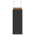 Pikkukuva 6 / 11: vidaXL Paperikassit 50 kpl kahvoilla musta 21x11x28 cm