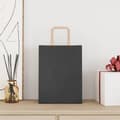Pikkukuva 2 / 11: vidaXL Paperikassit 50 kpl kahvoilla musta 21x11x28 cm