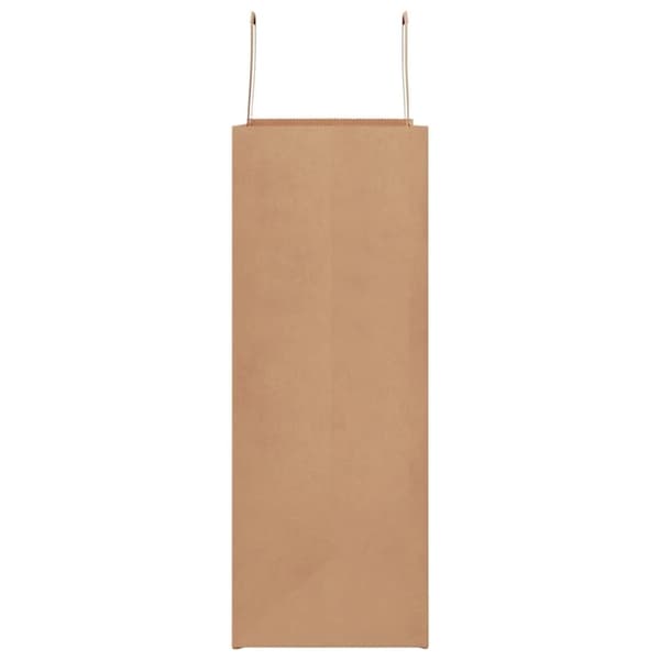 vidaXL kraftpapirposer 250 stk. med håndtag 32x17x44 cm brun