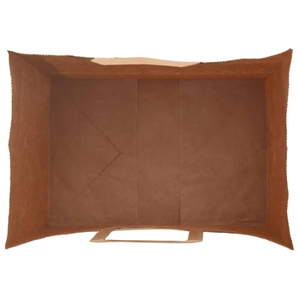vidaXL Paperikassit 50 kpl kahvoilla musta 32x22x24 cm