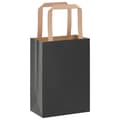 Pikkukuva 3 / 11: vidaXL Paperikassit 250 kpl kahvoilla musta 15x8x21 cm