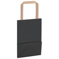 Pikkukuva 9 / 11: vidaXL Paperikassit 250 kpl kahvoilla musta 15x8x21 cm