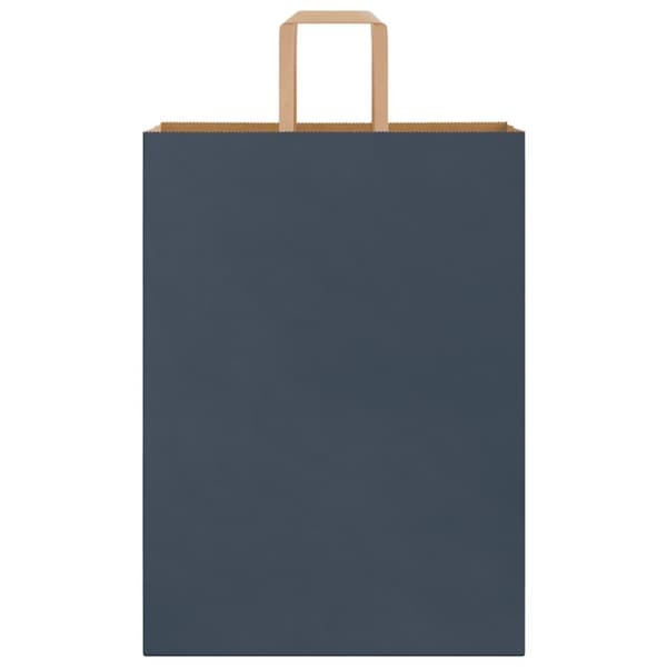 vidaXL Kraftpapperspåsar 50 st med handtag blå 32x17x44 cm