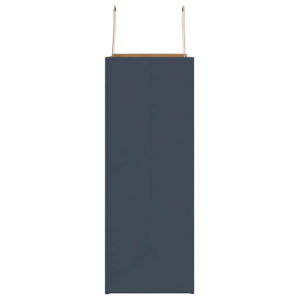 vidaXL Kraftpapperspåsar 50 st med handtag blå 32x17x44 cm