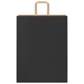 Pikkukuva 5 / 11: vidaXL Paperikassit 250 kpl kahvoilla musta 32x12x42 cm