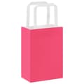 Pikkukuva 7 / 11: vidaXL Paperikassit 250 kpl kahvoilla pinkki 15x8x21 cm