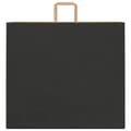 Miniatyrbild 5 av 11: vidaXL Kraftpapperspåsar 250 st med handtag svart 54x15x49 cm