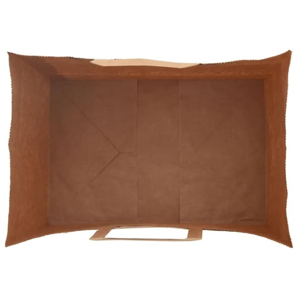 vidaXL Kraftpapperspåsar 250 st med handtag svart 32x22x28 cm
