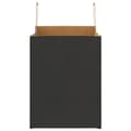 Pikkukuva 6 / 11: vidaXL Paperikassit 250 kpl kahvoilla musta 32x22x28 cm