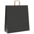 Pikkukuva 4 / 11: vidaXL Paperikassit 50 kpl kahvoilla musta 45x17x48 cm