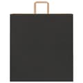 Pikkukuva 5 / 11: vidaXL Paperikassit 50 kpl kahvoilla musta 45x17x48 cm