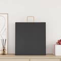 Pikkukuva 2 / 11: vidaXL Paperikassit 50 kpl kahvoilla musta 45x17x48 cm
