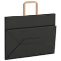 Pikkukuva 9 / 11: vidaXL Paperikassit 250 kpl kahvoilla musta 32x17x25 cm