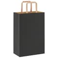 Pikkukuva 7 / 11: vidaXL Paperikassit 250 kpl kahvoilla musta 21x11x31 cm
