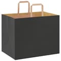 Pikkukuva 7 / 11: vidaXL Paperikassit 250 kpl kahvoilla musta 32x22x24 cm