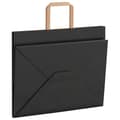 Pikkukuva 9 / 11: vidaXL Paperikassit 250 kpl kahvoilla musta 32x22x24 cm