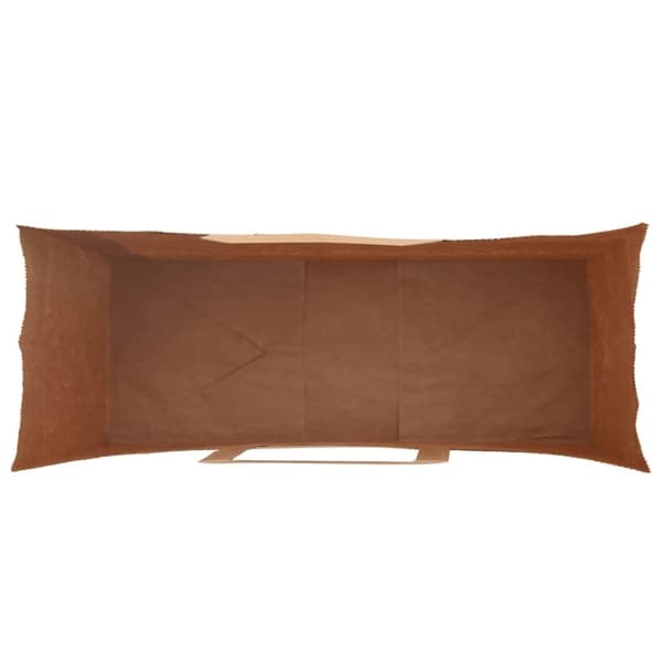 vidaXL Paperikassit 250 kpl kahvoilla musta 45x17x48 cm