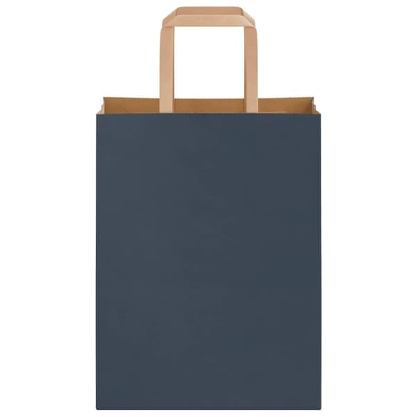 vidaXL Kraftpapperspåsar 250 st med handtag blå 21x11x28 cm