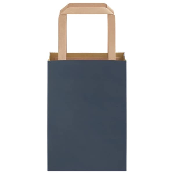 vidaXL kraftpapirposer 250 stk. med håndtag 15x8x21 cm blå